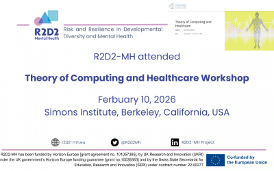 R2D2-MH at the Theory of Computing and Healthcare Workshop, Simons Institute, Berkeley, California
